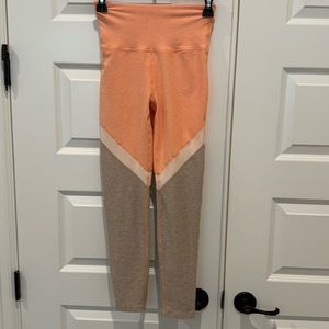 Beyond Yoga Color Block Space Dye High-Waist Leggings Size Small